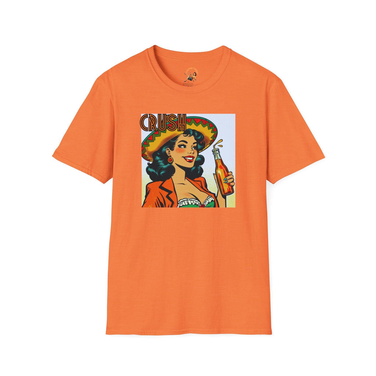 Orange Crush Soda Shirt Retro 5039s Comic T Shirt Vintage 5039s Comic Tee Summer Crush Graphic Tee – Premium Graphic · Must-Have Style