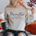 Momster Sweatshirt Halloween Sweatshirt Halloween Gift Womens Halloween Sweatshirt Spooky Season Shirt Ghost Halloween Sweatshirt – Everyday Comfort · Perfect For Daily Wear