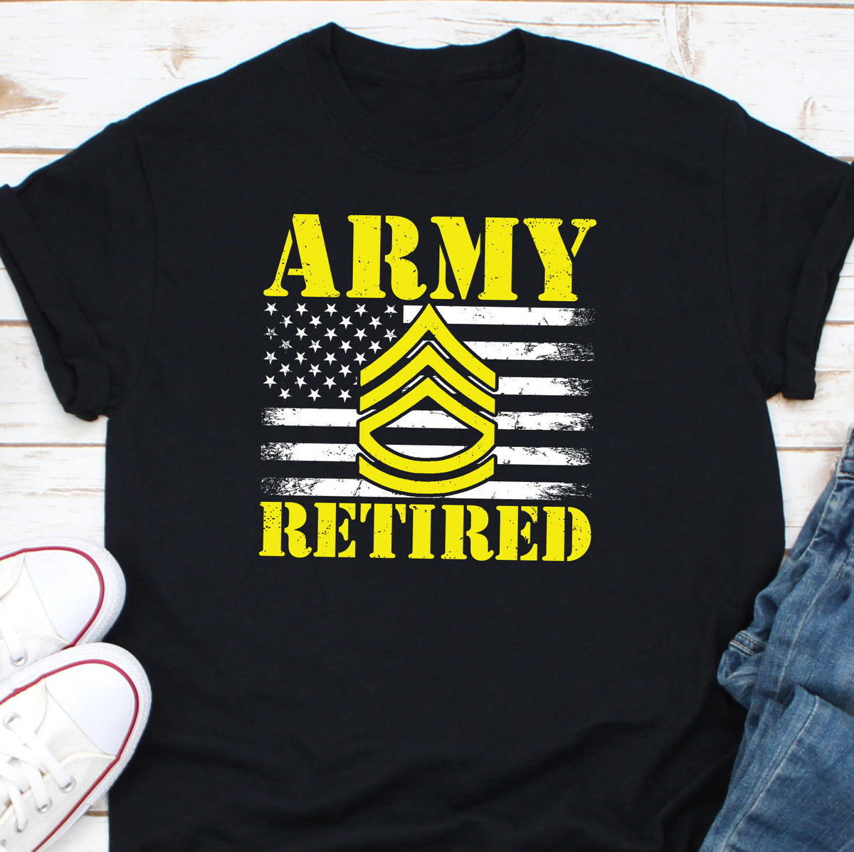 Army Retired Shirt Army Retirement Shirt Military Retirement Shirt Retired Military Shirt US Army Retirement Gift Military Veteran Tee Graphic Tee – Soft Feel · Top Pick For Any Outfit