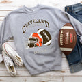 Cleveland Football Sweatshirt Trendy Unisex Cleveland Football Crewneck Cleveland Fan Sports Apparel Gift Cute Game Day Sweater Football Tee Sweatshirt – Premium Graphic · Perfect For Daily Wear