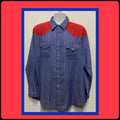 WS027 Vintage two tone western shirt by Chute Classic Size X large Graphic Tee – Feel-Good Design · Must-Have Style