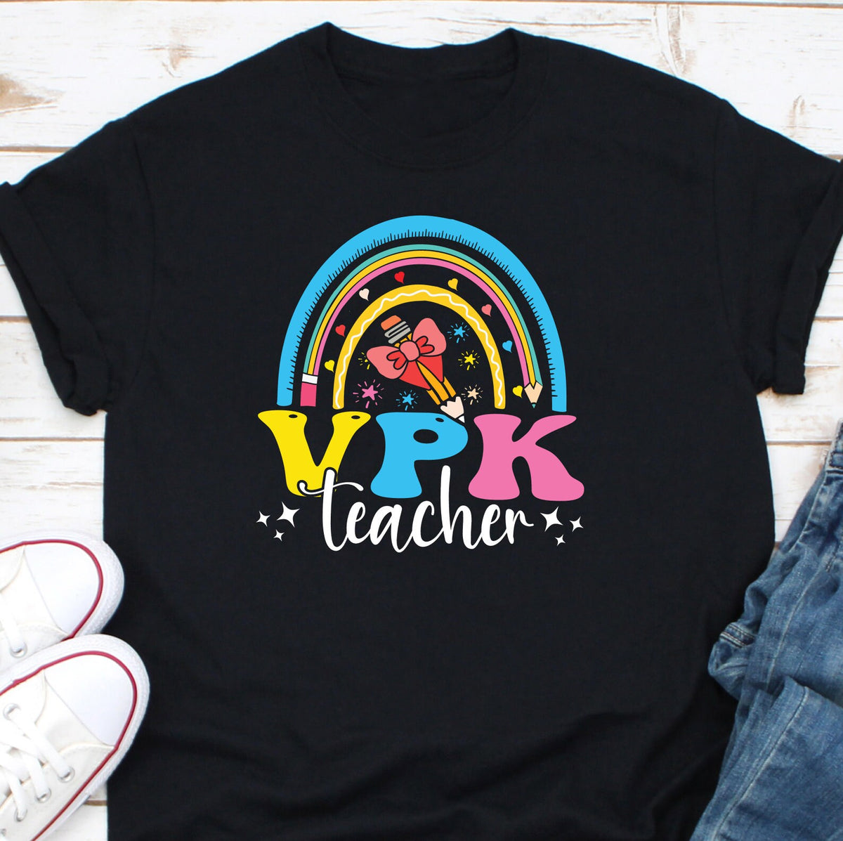 VPK Teacher Shirt Voluntary Pre K Teacher Shirt VPK Teacher Squad Shirt Proud Vpk Teacher Shirt Preschool Teacher Tee VPK Appreciation Graphic Tee – Easygoing Wear · Great Gift For Fans