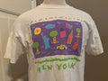 Vintage 9039s New York City Pop Art Symbols T shirt M Graphic Tee – Warm & Stylish · High-Quality Print