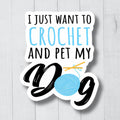Funny Crochet Stickers Crochet Gift Crochet Lover Crocheting Lover Cute Knitting Stickers Knitting Gift Gift For Crocheter Graphic Tee – Bold Style · Great Gift For Fans