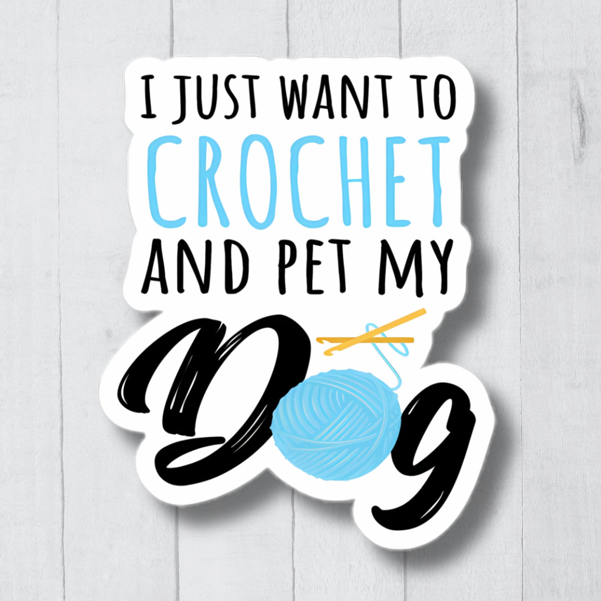 Funny Crochet Stickers Crochet Gift Crochet Lover Crocheting Lover Cute Knitting Stickers Knitting Gift Gift For Crocheter Graphic Tee – Bold Style · Great Gift For Fans