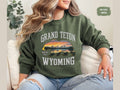 Grand Teton National Park Sweatshirt Wyoming State Park Sweater Grand Teton Camping Sweatshirt Grand Teton gifts Hiking Shirt Granola Girl Sweatshirt – Warm & Stylish · Trending Graphic Apparel