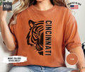 Cincinnati Football Shirt Bengal Football Gameday Shirt Cincinnati Football Apparel Bengal Fan Gift Idea Retro Cincinnati Football Gift Graphic Tee – Cozy Vibes · Must-Have Style