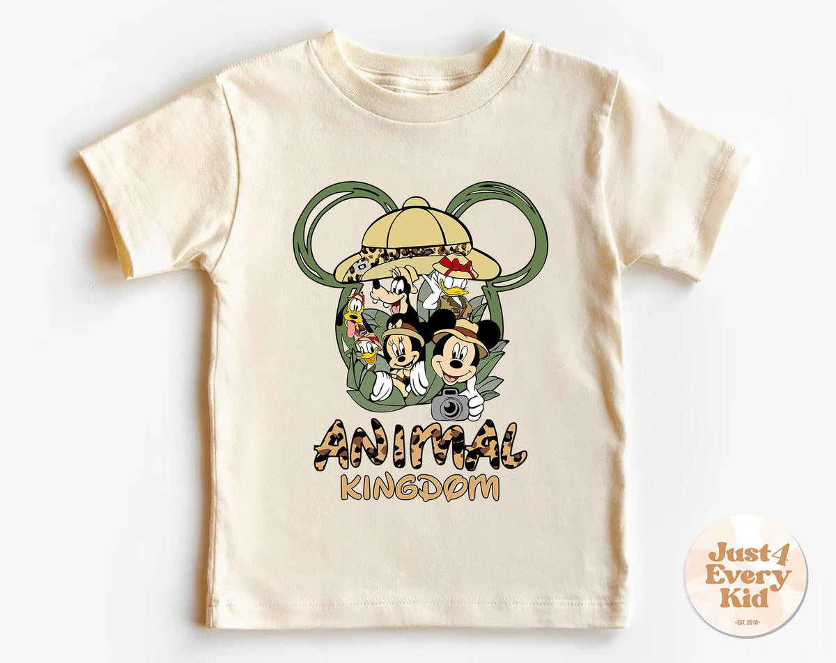 Disney Animal Kingdom Shirt Safari Mickey Shirt Disney Trip Shirts Disney Birthday Shirt Natural Shirt Kids Shirt Toddler Trip Shirt Graphic Tee – Soft Feel · High-Quality Print