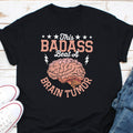 This Badass Beat A Brain Tumor Shirt Brain Cancer Shirt In May We Wear Gray Shirt Brain Tumor Awareness Shirt Fight Brain Tumor Shirt Graphic Tee – Bold Style · Top Pick For Any Outfit