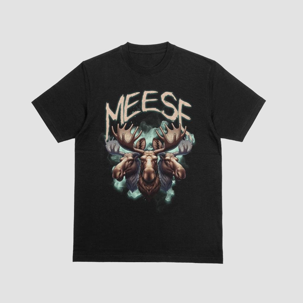 Funny Moose Gift Bootleg Moose Shirt Moose Lover Present Vintage Style Unisex Tee Meese Graphic Tee – Cozy Vibes · High-Quality Print