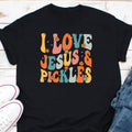I love Jesus Pickles Shirt Pickle Lover Shirt Pickle Slut Shirt Canned Pickles Shirt Religious Shirt Jesus Is Calling Shirt Graphic Tee – Cozy Vibes · Great Gift For Fans
