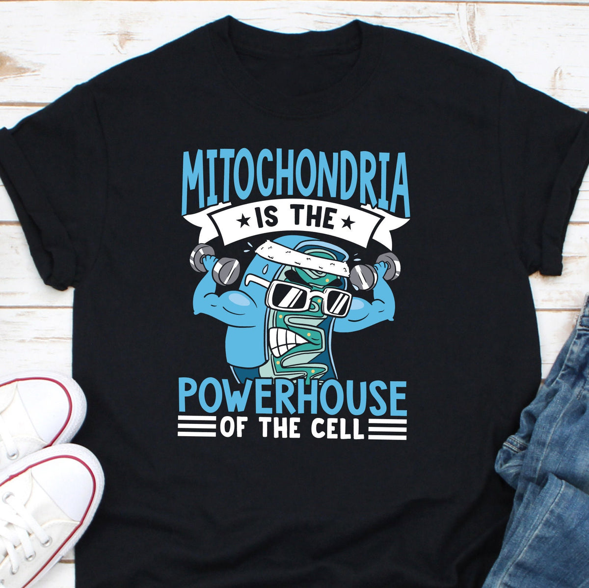 Mitochondria Is The Powerhouse Of The Cell Shirt Mitochondria Shirt Biology Teacher Shirt Science Teacher Shirt Biology Shirt Graphic Tee – Warm & Stylish · Great Gift For Fans