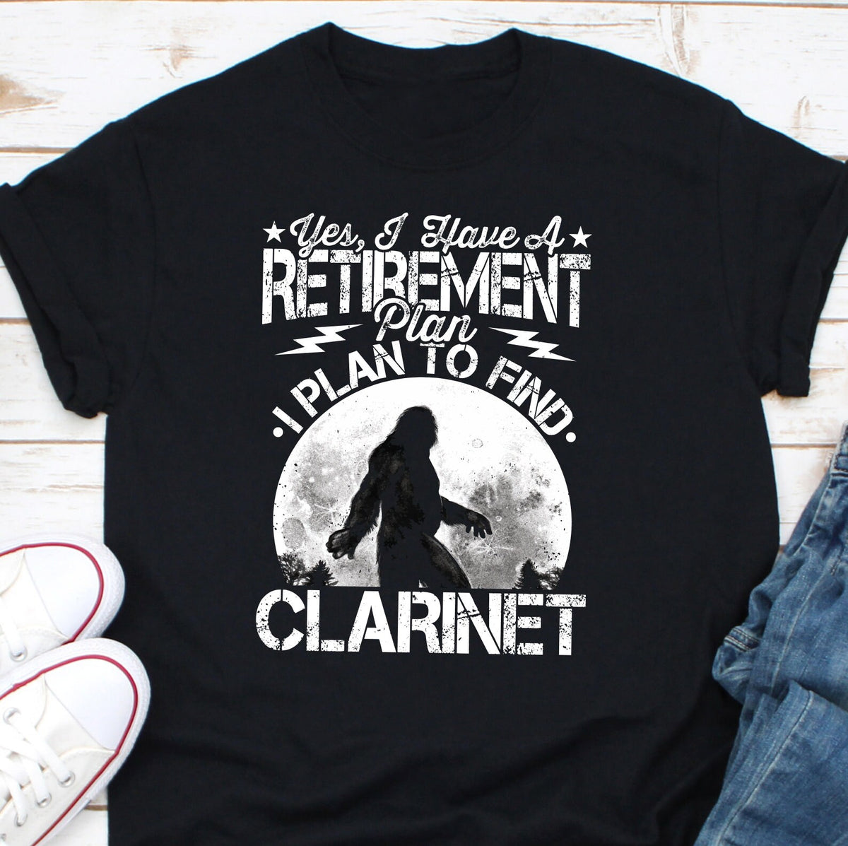 Yes I Have A Retirement Plan I Plan To Find Clarinet Shirt Clarinet Shirt Clarinet Gift Orchestra Clarinetist Clarinet Player Shirt Graphic Tee – Soft Feel · Great Gift For Fans