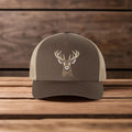 Embroidered Reindeer Hats Embroidered Reindeer Antlers Hat Deer Trucker Hat Cute Reindeer Cap Animal Lover Hat Gift For Animal Lover Graphic Tee – Easygoing Wear · Trending Graphic Apparel