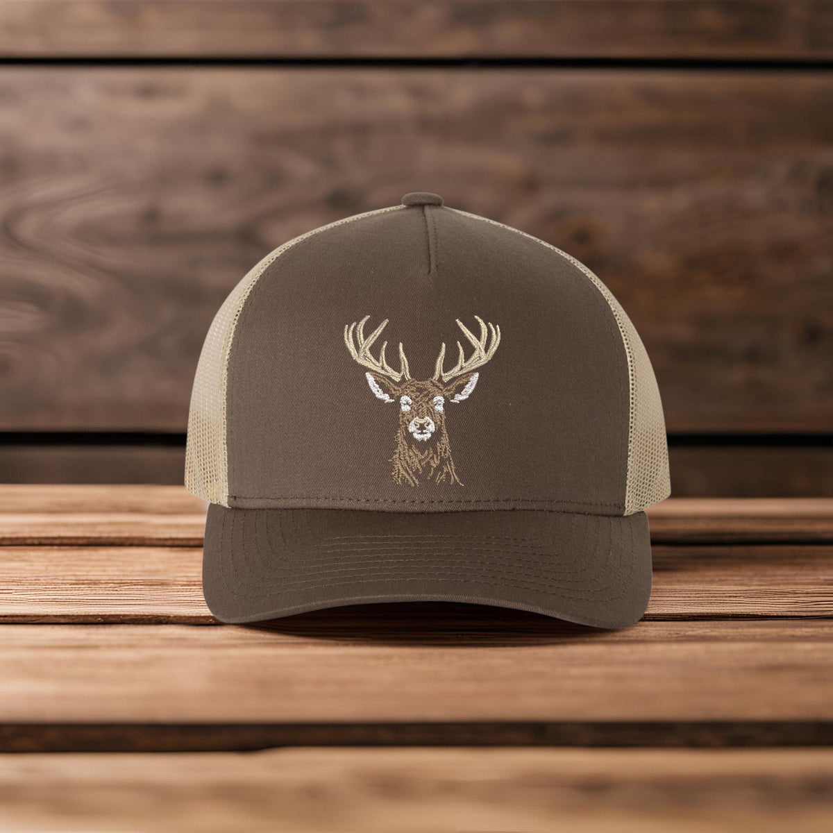 Embroidered Reindeer Hats Embroidered Reindeer Antlers Hat Deer Trucker Hat Cute Reindeer Cap Animal Lover Hat Gift For Animal Lover Graphic Tee – Easygoing Wear · Trending Graphic Apparel