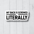 Back Surgery Sticker Spinal Surgery Decal PostSurgery Sticker Spine Sticker Orthopedic Sticker Spinal Stickers Back Surgery Gift Graphic Tee – Everyday Comfort · Must-Have Style