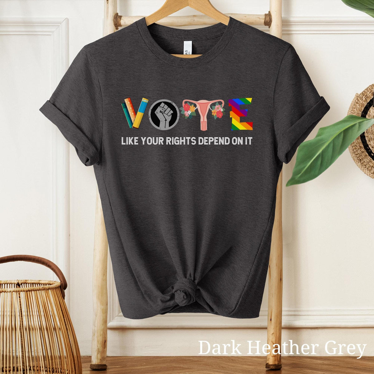Vote Like Your Rights Depend On It Shirt Vote Shirt 2024 Election Shirt Reproductive Rights Shirt Womens Rights Political Activist Graphic Tee – Feel-Good Design · Top Pick For Any Outfit