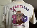 Vintage 9039s Nashville Music City USA Guitar Cowboy T shirt XL Graphic Tee – Bold Style · Top Pick For Any Outfit
