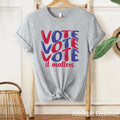 Vote Shirt Election 2024 Shirt Vote It Matters Tshirt Voter Shirt Political Gift Politics Shirt Voter Shirt Register to Vote Shirt Graphic Tee – Feel-Good Design · High-Quality Print