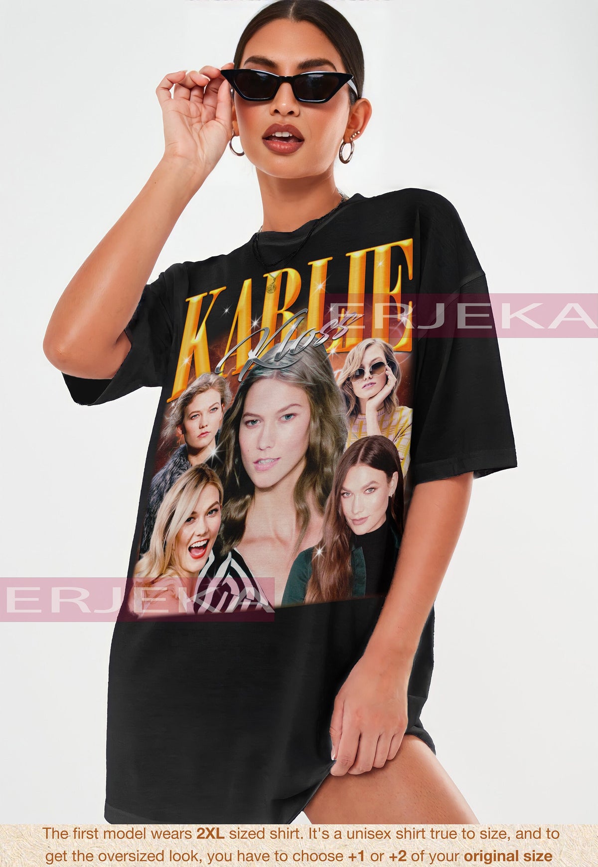 KARLIE KLOSS Vintage Shirt Karlie Kloss Homage Tshirt Karlie Kloss Fan Tees Karlie Kloss Retro 90s Sweater Karlie Kloss Merch Gift Graphic Tee – Premium Graphic · Must-Have Style