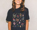 Boho Mushroom Tee Shirt with Adorable Y2K Vibes Eclectic Grandma TShirt for Fall Cute Animal Lover Shirt for Fall Cozy Whimsigoth Gift Graphic Tee – Feel-Good Design · Top Pick For Any Outfit