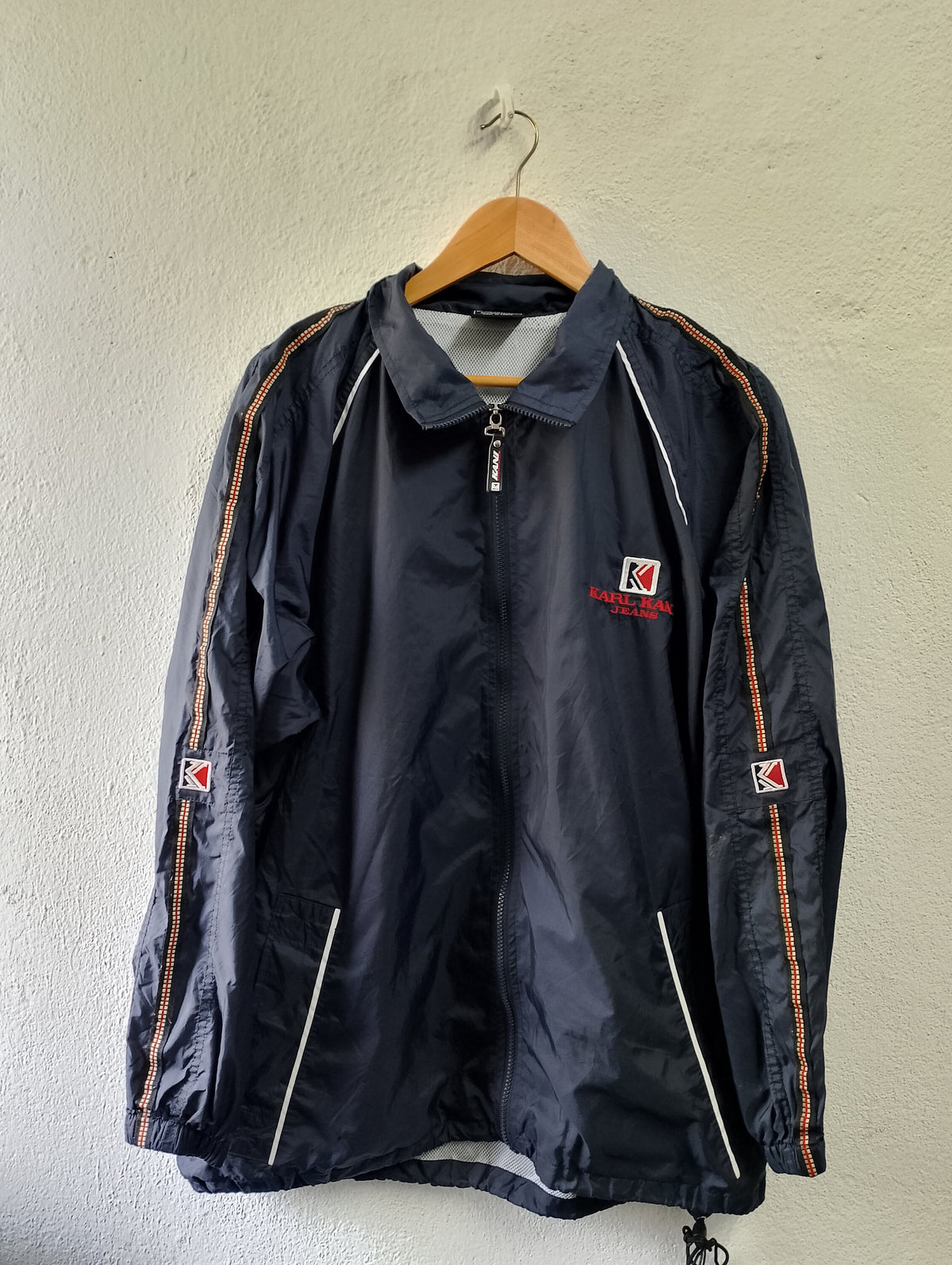 Vintage Karl Kani zipper windbreaker jacket M Graphic Tee – Premium Graphic · Trending Graphic Apparel