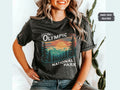 Olympic National Park shirt Washington State Park tshirt Retro Olympic Park Olympic Park Sweater Hiking tee Granola Girl gifts Camping Trip Graphic Tee – Cozy Vibes · Trending Graphic Apparel