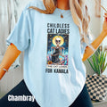 Childless Cat Lady Tarot Card Shirt Feminist Shirt 2024 Election Shirt Political Gift Politics Tee Kamala Harris 2024 Graphic Tee – Feel-Good Design · Perfect For Daily Wear
