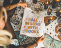 Cute Fall Reading Teacher Sweatshirt Fall in Love With Books Adorable Y2K Aesthetic Bookish Shirt School Librarian First Grade Teacher Sweatshirt – Premium Graphic · High-Quality Print
