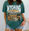 Wyoming Buffalo Graphic Tshirt Bison Gift Tee Graphic Tee – Premium Graphic · High-Quality Print