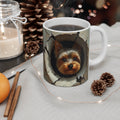 Coffee Mug Cute Dog Breaking Through Wall Art Funny Dog Mug Unique Coffee Cup Gift for Dog Lovers Puppy Face Mug Novelty Dog Mug Graphic Tee – Aesthetic Look · Must-Have Style