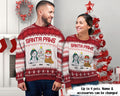 Santa Paws Christmas Gift For Dog Lovers Cat Lovers Dog Cat Pet Owners Gift Fur Mom Fur Dad Personalized Custom Unisex Ugly Sweater Graphic Tee – Feel-Good Design · Great Gift For Fans
