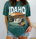 Idaho Graphic Tshirt Shoshone Falls Gift Tee Graphic Tee – Warm & Stylish · Trending Graphic Apparel