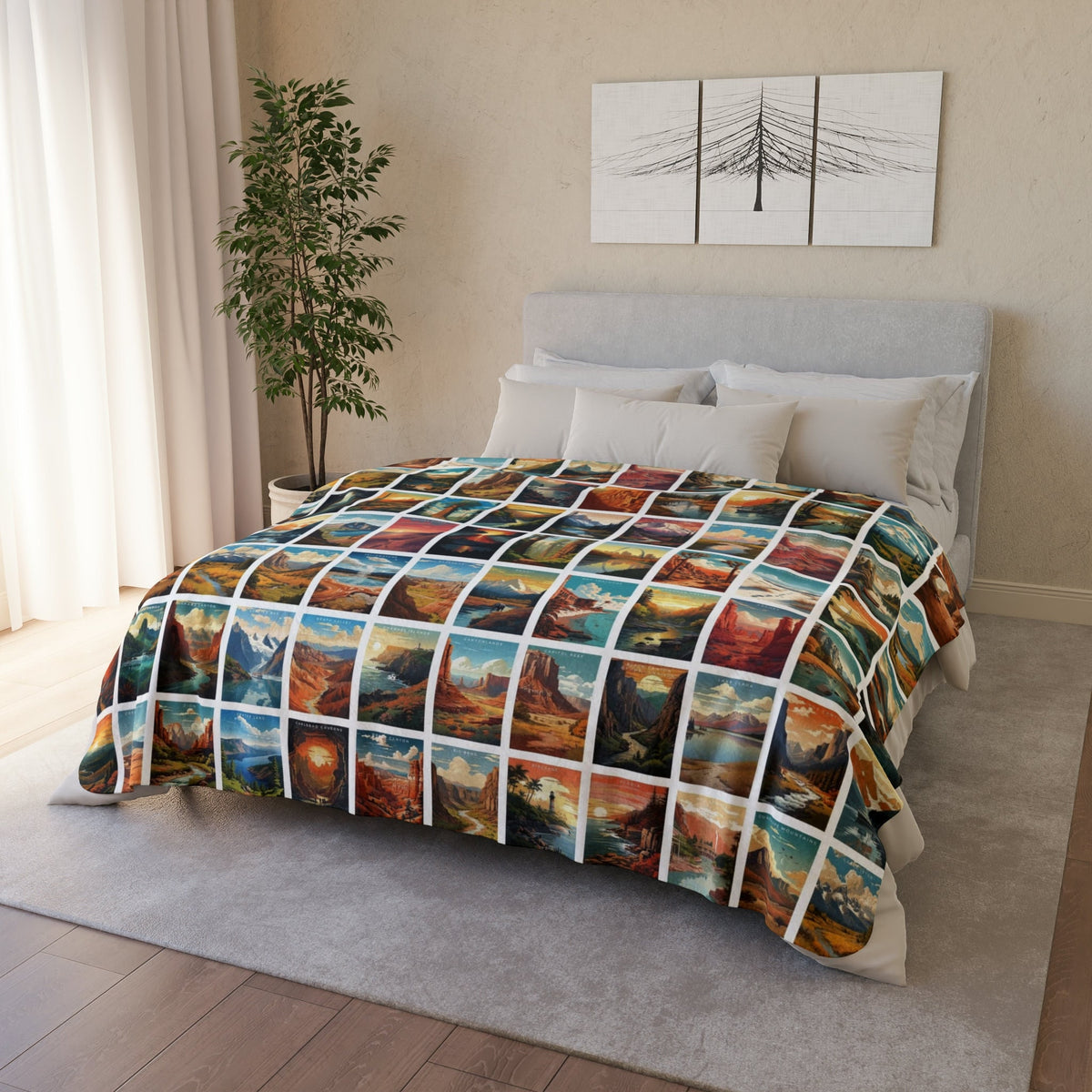 USA National Parks Fleece Sherpa Blanket Camping Hiking RV Gift Graphic Tee – Warm & Stylish · Trending Graphic Apparel