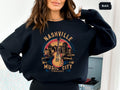 Vintage Nashville Tennessee Sweatshirt Country Music Sweater Western Nashville shirt Music City Sweat Nashville Vacation shirt Vintage 90s Sweatshirt – Soft Feel · Great Gift For Fans