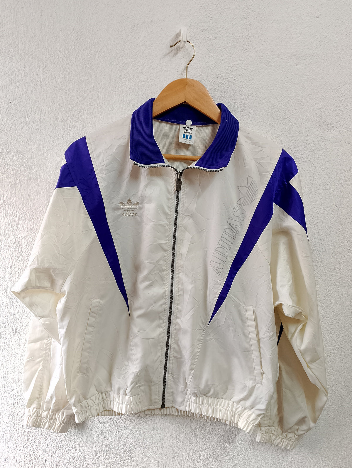 Vintage adidas track top jacket Medium Graphic Tee – Easygoing Wear · Perfect For Daily Wear