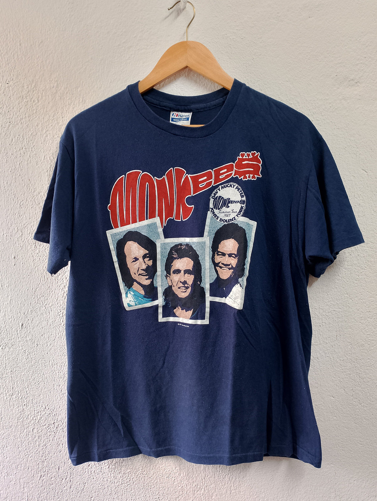 Vintage Monkees 80s t shirt XL Graphic Tee – Soft Feel · High-Quality Print