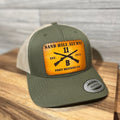 Sand Hill Hat Leather Patch Trucker Hat For Army Infantrymen Ft Benning Ga Military Base Basic Training for United States Army Apparel Graphic Tee – Everyday Comfort · Must-Have Style