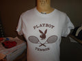 Playboy Tennis Ladies T Shirt Size M Graphic Tee – Bold Style · Perfect For Daily Wear