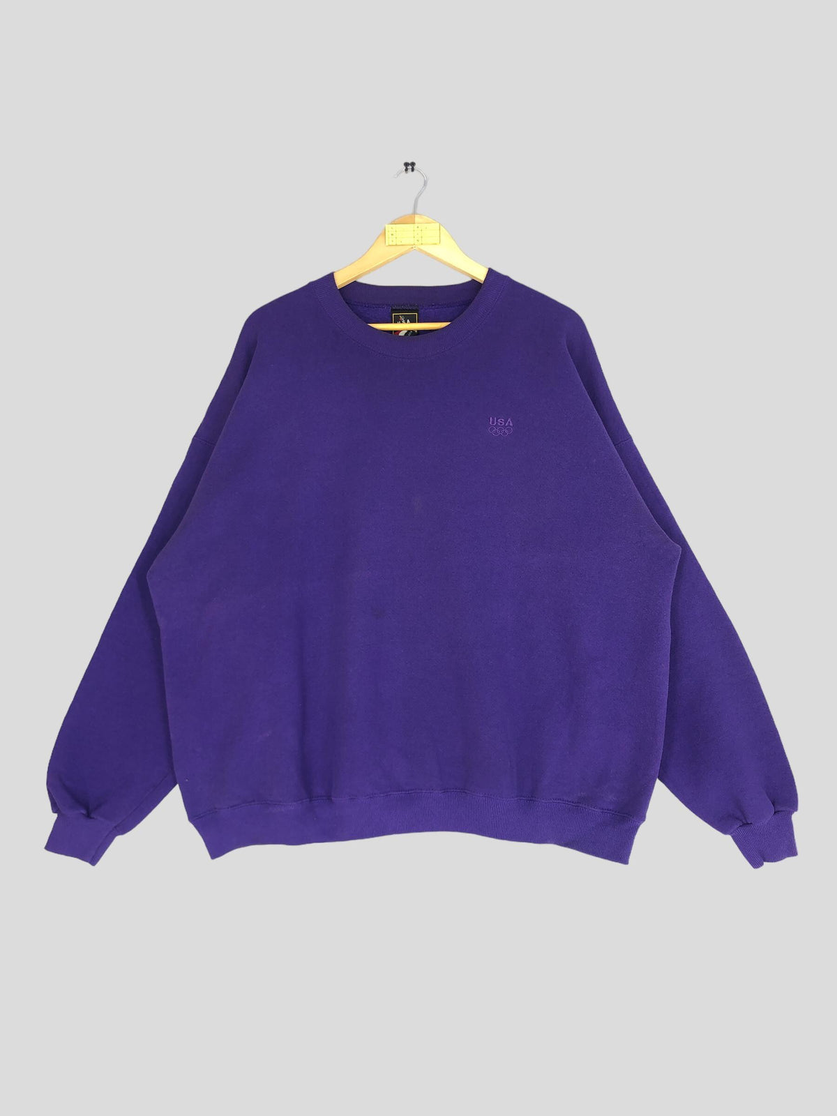 Vintage 90s Olympic USA Sweatshirt Crewneck Olympic Small Logo Sweater Pullover Embroidered USA Olympic Logo XXL Sweatshirt – Fan Favorite · Must-Have Style