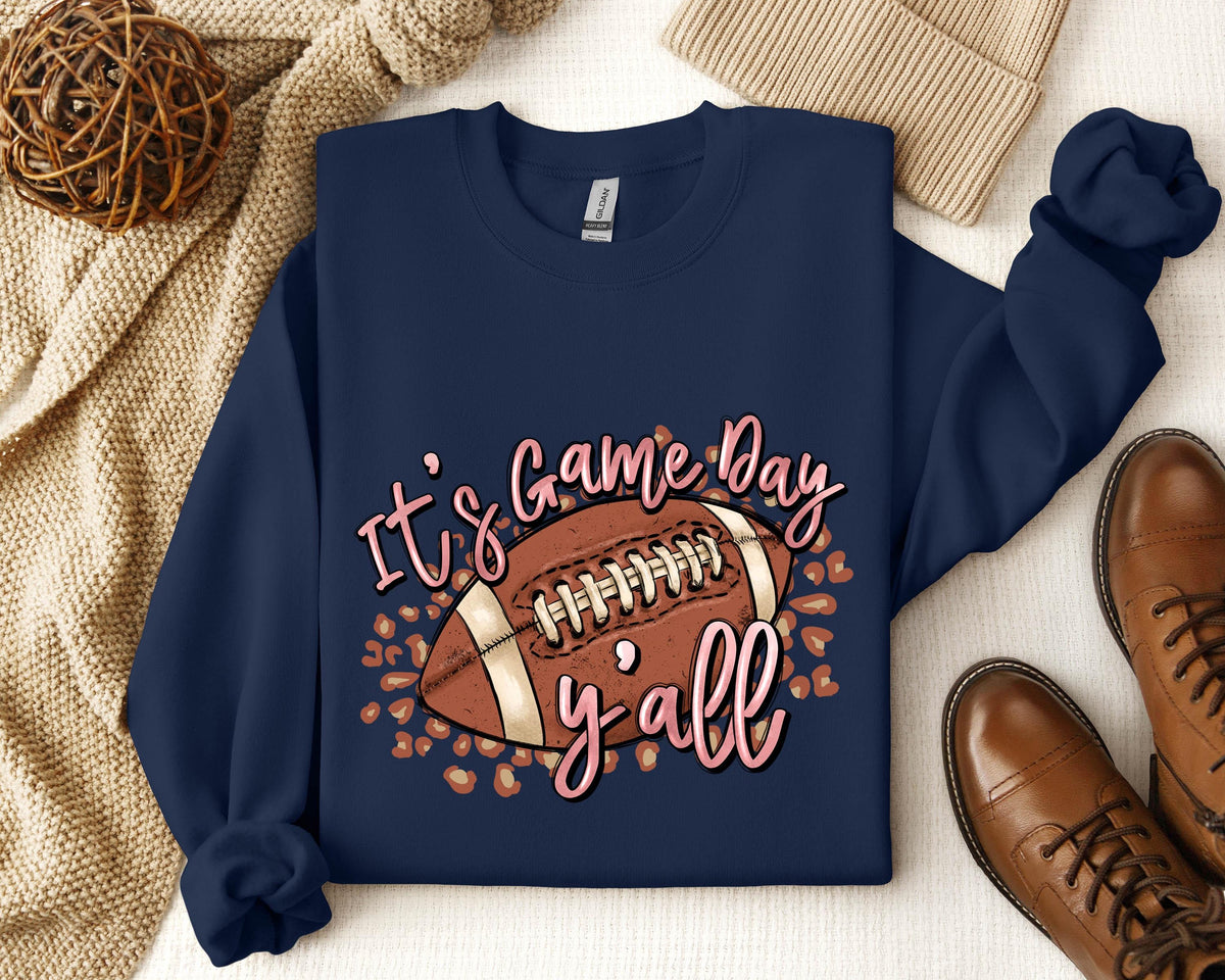 It39s Game Day Y39all Sweatshirt Baseball Game Day Hoodie Gameday Crewneck Game Day Sweater Varsity Gameday Outfit Sports Sweater Hoodie – Feel-Good Design · Top Pick For Any Outfit