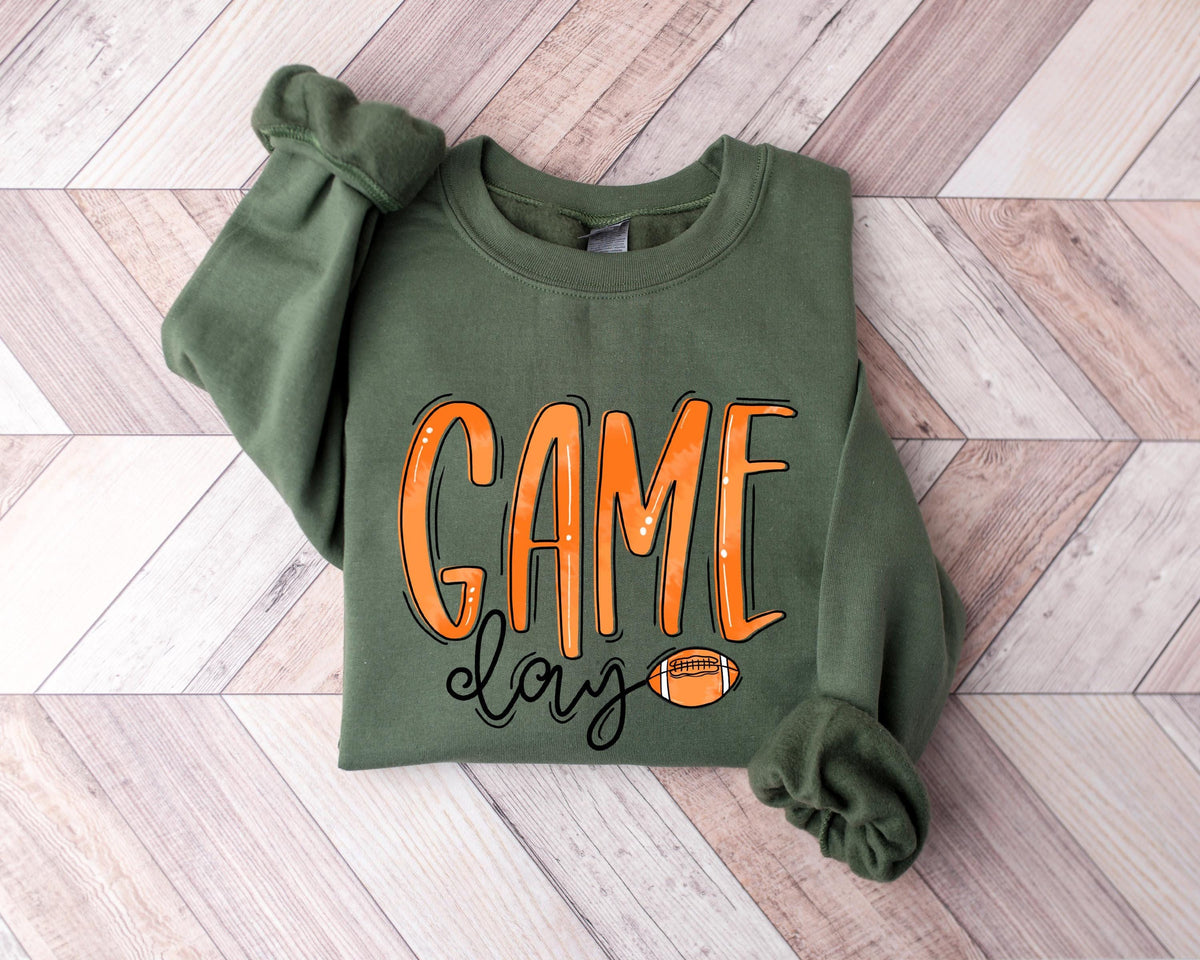 Football Season Turkey Sweatshirt Game Day Turkey Sweater Thanksgiving Football Lover Gift Sweatshirt Autumn Football Dad Gift Sweater Sweatshirt – Feel-Good Design · Trending Graphic Apparel