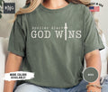 God Wins Christian Shirt Patriot Apparel American Pride Shirt Christian Verse American Flag Christian Shirt God Wins Patriot Shirt Graphic Tee – Cozy Vibes · Must-Have Style