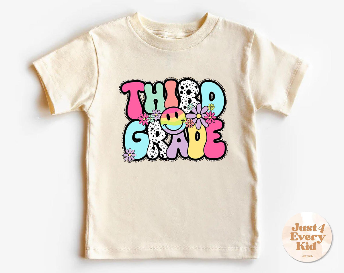 First Day Of 3rd Grade Kids Shirt Cute Back To School Outfit Third Grade Tee Back to School Natural Shirt First Day Of School Tee Graphic Tee – Soft Feel · Must-Have Style