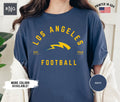 Los Angeles Football Shirt Charger Football Shirt LA Football Apparel Los Angeles Sports Apparel Retro Charger Football Fan Gift Idea Graphic Tee – Warm & Stylish · High-Quality Print