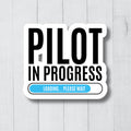 Pilot Sticker Aviation Stickers CoPilot Stickers Flying Sticker Airline Pilot Sticker Gift For Pilot Pilot Graduation Airplane Decal Graphic Tee – Warm & Stylish · Great Gift For Fans