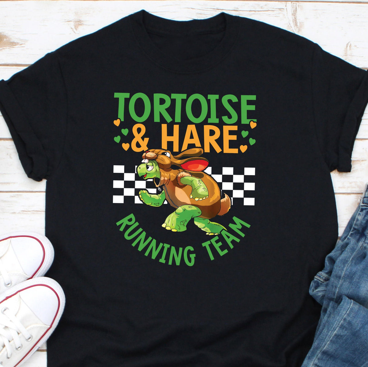 Tortoise Hare Running Team Shirt Tortoise Lover Shirt Turtle Shirt Ocean Lover Running Shirt Turtlehead Run Club Animal Lover Shirt Graphic Tee – Warm & Stylish · Perfect For Daily Wear