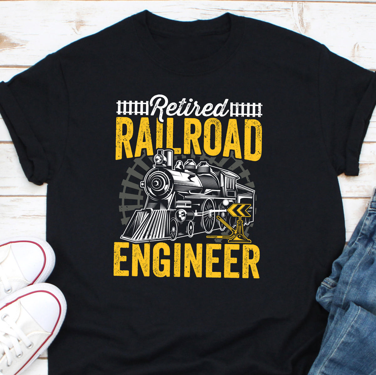 Retired Railroad Engineer Shirt Reading Rambles Shirt Reading Railroad Shirt Railroad Retirement Train Shirt Railroad Workers Shirt Graphic Tee – Aesthetic Look · High-Quality Print