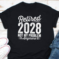 Retired 2028 Not My Problems Anymore Shirt Schools Out Forever Shirt Collage Teacher Retirement Shirt Teacher Appreciation Shirt Graphic Tee – Bold Style · Top Pick For Any Outfit