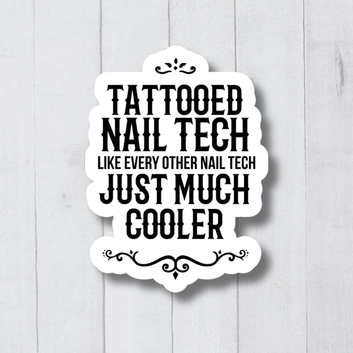 Nail Tech Stickers Nail Tech Decals Nail Tech Gift Ideas Manicure School Manicure Gift Manicure Stickers Manicurist Sticker Graphic Tee – Fan Favorite · Great Gift For Fans